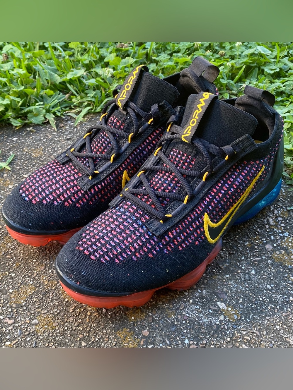 Nike Air Vapormax Flyknit 2021 Outdoor Sneakers Shoes DV2198-001 7Y Women’s 8.5